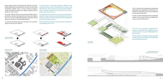 Notre groupe ayant comme directive d’étudier les possi-bilités 
offertes par la proximité du site avec le canal. Nous 
décidèrent d’utiliser celui-ci comme mode de transport 
urbain alternatif et mettant en relation l’abattoir avec le 
centre et “tour et taxi”. 
Le site de l’abattoir utilisé comme nouveau HUB multimo-dal 
entre le canal et les lignes de bus et de tram déjà en 
fonction. Dont les halles deviendraient l’élément central 
dévolu à l’accueil du marché hebdomadaire. 
Le reste du site étant converti en espaces vert se prolon-geant 
sur les toits de l’abattoir. 
Our group had to study the possibility offered by the 
proximity with the canal. We decided to use it like a new 
alternative for urban transport that will put the slaughter-house 
in relation with the town center and “tour et taxi” 
on the other side of the city. 
The slaughterhouse used like a new Hub multimodal be-tween 
the canal and the bus and tram already in function. 
Its halls will become the principal elements dedicated to 
welcome the weekly market. 
The rest of the site will be converted in a park extended on 
the slaughterhouse’s roof. 
schéma d’intention 
sketches of intention 
situation existante 
existing situation 
situation projetée 
projected situation 
légendes 
étable 
abattage 
vétérinaire 
chaine porc 
chaine boeuf 
frigo 
grossistes 
meat-market 
parking 
cafétéria 
circulation 
Celui-ci reprend une organisation panoptique 
permettant une lisibilité de la chaine par l’uti-lisation 
de code couleur sur les murs intérieurs 
du chemin de ronde vitré. 
les deux chaines d’abattage étant organisées 
en demi-cercle autour d’une cour intérieur dé-volue 
au accès professionnel. 
This one uses a panoptical organization al-lowing 
to understand the slaughtering pro-cess 
by the use of a color differentiation for 
each function. 
The two chains of slaughter being organized 
in half-circle around an inside courtyard allot-ted 
to professional access. 
coupe de l’abattoir 1/1000 
slaughterhouse’s section 1/000 
vue explosée 
exploded view 
6 7 
 