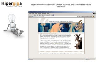 Septro Assessoria Tributária (marca, logotipo, site e identidade visual) São Paulo 