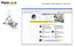 Pueri Mundi – Site institucional -  São Paulo 