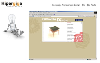 Exposição Primavera do Design – Site - São Paulo 