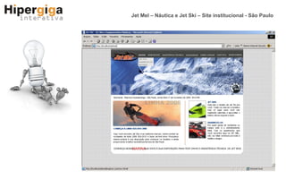 Jet Mel – Náutica e Jet Ski – Site institucional - São Paulo 