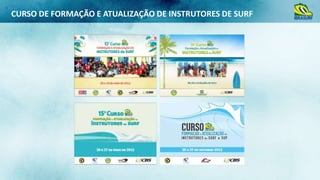 CURSO DE FORMAÇÃO E ATUALIZAÇÃO DE INSTRUTORES DE SURF

 