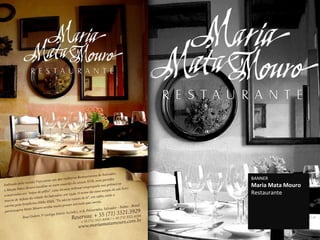 BANNER Maria Mata Mouro Restaurante 