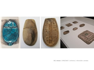 Estela Byte | 1999/2001 | cerâmica | dimensões variadas aprox. 70cm x 30cm
 