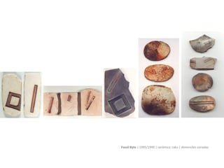 B.C. Circuit | 1996/2011 | serigrafia e processo de sensibilização fotográfica sobre cerâmica | dimensões variadas
 