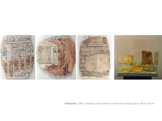 B.C. mouse pad | 1996/2003 | cerâmica | dimensões variadas
 