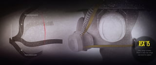 Flexible pressure point
Fixed pressure point
One-strap system:
There´s only one strap
you need to adjust
RSX´15
 