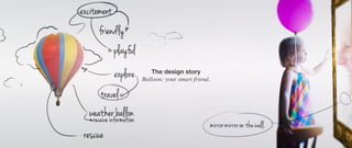 The design story
Balloon: your smart friend.
 