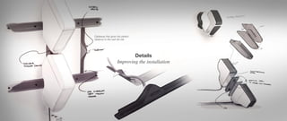 Details
Improving the installation
Cableway that gives the perfect
distance to the next din-rail
 
