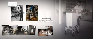 The idea: combining
a conveyor belt with
fold-able legs
Feedback & support from an engineer and technical physicist
Test of the fold-able legs
Prototyping
Test if my ideas worked
 