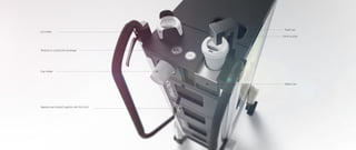 Cup holder
Waste can
Trash can
Napkins are located together with the food
Buttons to control the beverage
Lid holder
Drink nozzles
 