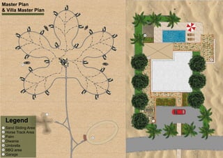 Ma
s
t
e
r
P
l
a
n
&V
i
l
l
aMa
s
t
e
r
P
l
a
n
S
a
n
dS
l
i
d
i
n
g
A
r
e
a
H
o
r
s
eT
r
a
c
k
A
r
e
a
P
a
l
m
D
i
w
a
n
i
a
U
mb
r
e
l
l
a
B
B
Qa
r
e
a
G
a
r
a
g
e
G
a
r
a
g
e
L
e
g
e
n
d
 