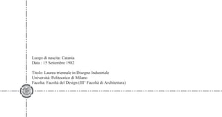 Portfolio laurea triennale