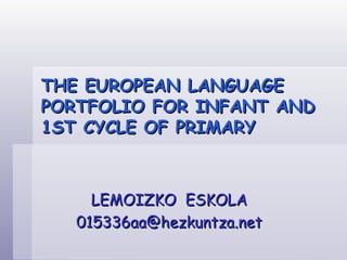 Portfolio lemoiz english version april 23rd | PPT