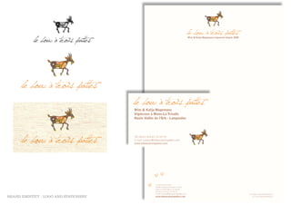 BRAND IDENTITY : LOGO AND STATIONERY
 