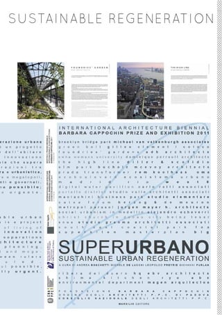 SUSTAINABLE REGENE RATION
 