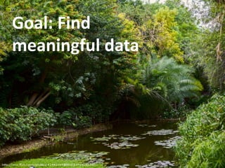 Goal: Find
meaningful data
 