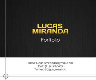 Lucas miranda Portfolio 