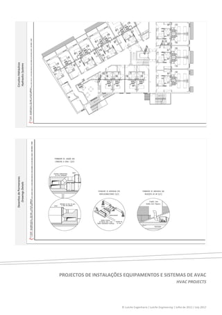     Circuitos Hidráulicos 
     Hydraulics Systems 




                                                        




                                                        
    Desenhos de Pormenores 
        Drawings Details 




                               




 
 
 
 
 
                                  PROJECTOS DE INSTALAÇÕES EQUIPAMENTOS E SISTEMAS DE AVAC 
                                                                                                       HVAC PROJECTS 
                                      




                                                           © Lutche Engenharia / Lutche Engineering | Julho de 2012 / July 2012 
 