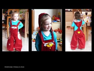 Kinderbroekje. Ontwerp en uitvoer.
 