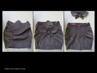 Rokje op maat. Ontwerp en uitvoer.
 