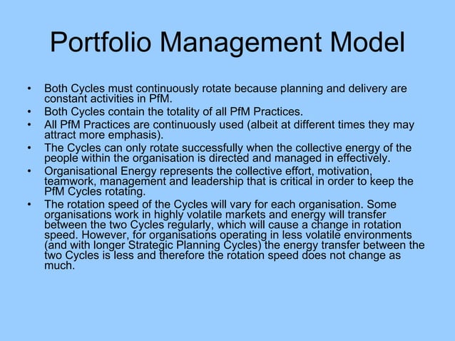 What Is Portfolio Management