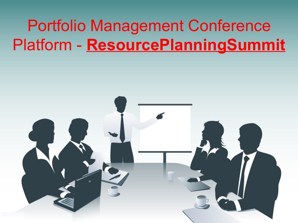 Portfolio management conference platform resource planningsummit