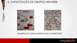 MINISTRANDO TREINAMENTOS SEM POWERPOINT
4. CAPACITAÇÃO DE GRUPOS MENORES
 
