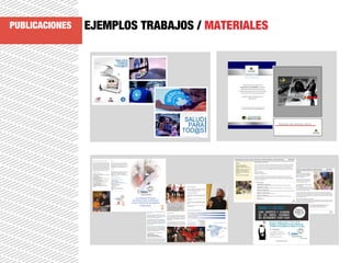 EJEMPLOS TRABAJOS / MATERIALESPUBLICACIONES
 
