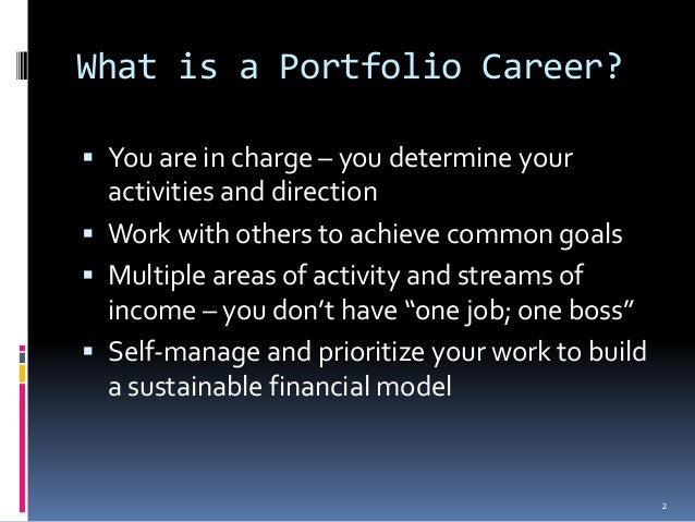 portfolio careers