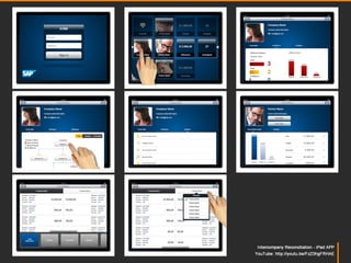 Intercompany Reconciliation - iPad APP
YouTube: http://youtu.be/FzZ0hgFRHAE

 
