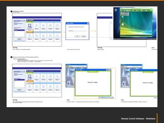 Remote Control Software - Wireframe

 