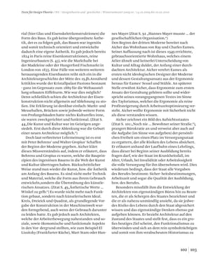 103102
rial (hier Glas und Eisenskelettkonstruktionen) die
Form des Baus. Es gab keine übergeordnete Ästhe-
tik, der es zu folgen galt, das Bauen war ingeniös
und somit technisch orientiert und entwickelte
dadurch eine eigene Ästhetik. Es gab jedoch bereits
1824 in Paris reine Eisenkonstruktionen, reine
Ingenieurbauten (S. 43), wie die Markthalle bei
der Madeleine oder der Hungerford Fischmarkt in
London von 1835. Eine Fülle von weiteren weiteren
herausragenden Eisenbauten reiht sich ein in die
Architekturgeschichte der Mitte des 19.Jh.Annäherd
kritiklos wurde der Kristallpalast Paxtons bestaunt
- ganz im Gegensatz zum 1889 für die Weltausstel-
lung erbauten Eiffelturm. Wie war dies möglich?
Denn schließlich schien die Architektur der Eisen-
konstruktion nicht allgemein auf Ablehnung zu sto-
ßen. Die Erklärung ist denkbar einfach: Markt- und
Messehallen, Brücken sowie jedwede weitere Form
von Profangebäuden hatte nichts Kulturelles inne,
sie waren zweckgerichtet und funktional. (Zitat S.
44„Die Kunst und Kultur war im Geistigen ange-
siedelt. Erst durch diese Ablenkung war die Geburt
einer neuen Archtektur möglich.“)
Doch laut verbreiteter Lehrmeinung ist es erst
mit Peter Behrens‘ und Walter Gropius‘ Schaffen
der Beginn der Moderne gegeben. Aicher klärt
dieses Missverständnis auf, indem er erläutert, dass
Behrens und Gropius es waren, welche die Bauprin-
zipien des ingeniösen Bauens in die Welt der Kunst
und Kultur übertragen haben. Rückschrittlicher
Weise stand nun wieder die Kunst, bzw. die Ästhetik
am Anfang des Bauens. Es sind nicht mehr Technik
und Material, welche die Form aus ihrem Gebrauch
entwickeln,sondern die Überordnung des künstle-
rischen Ansatzes. (Zitat S. 49„Ästhetische Werte ...
Winkel zu gelb.“) Es wurde nicht mehr nach Funk-
tion gebaut, sondern nach künstlerischem Ideal.
Kreis, Dreieick und Quadrat, als grundlegende Vor-
gabe der Konstruktion in der Maschinenwelt wur-
den formgebend, auch wenn der Gebrauch darunter
zu leiden hatte. Es gab jedoch auch Architekten,
welche der Arbeiterbewegung nahestanden und so-
ziale, sowie ökonomische und funktionale Aspekte
in den Vor- dergrund stellten, wie zum Beispiel El
Lissitzky (Frankfurter Küche), Mart Stam oder Han-
nes Mayer (Zitat S. 92 „Hannes Mayer musste ... der
gesellschaftlichen Organisation.“)
Den Beginn der dritten Moderne bereitet nach
Aicher das Wohnhaus von Ray und Charles Eames.
Seiner Auffassung nach ist dieses 1949 errichtete,
gebrauchsorientierte Wohnhaus, welches einem
Atlier ähnelt und keinerlei Unterscheidung von
Kultur und Alltag duldet, der Anfang einer durch-
dachten Architektur. Aicher verehrt Eames als
ersten nicht ideologischen Designer der Moderne
und dessen Gestaltungsansatz aus der Ergonomie
heraus für Eames‘ Sessel und Stühle. An späterer
Stelle erwähnt Aicher, dass Ergonomie zum ersten
Ansatz der Gestaltung gehören sollte und wider-
spricht seines vorangegangenen Textes im Sinne
des Taylorismus, welcher die Ergonomie als reine
Profitsteigerung durch Arbeitszeitoptimieurng ver-
steht. Aicher wollte Ergonomie mit Sicherheit nicht
als diese verstanden wissen.
Aicher zeichnet ein Bild des Aufsichtsstaates
(Zitat S. 101:„Noch nie ... Bewohner seiner Straße.“),
prangert Bürokratie an und verweist aber auch auf
die Aufgabe (im Sinne von aufgeben) der persönli-
chen Freiheit um einen Platz im Versorgungsstaat
zu ergattern, der alle Risiken des Lebens absichert.
Er erläutert anhand der Laufbahn eines Lehrlings,
dass dieser bei Beginn seiner Ausblidung bereits
fragen darf, wie der Staat im Krankheitsfall, im
Alter, Urlaub, bei Invalidität oder Arbeitslosigkeit
die volle Versorgung für ihn übernehmen wird. Dies
wiederum bedingt, dass der Staat alle Vorgaben
des Berufes bestimmt: Sicher- heitsbestimmungen,
Arbeitszeit und sogar die Qualität der Ausbildung,
bzw. des Berufes.
Besonders missfällt ihm die Entwicklung der
Architekten von eigenständigen Büros hin zu Beam-
ten, die er als Schergen des Staates bezeichnet und
die er als nahezu unmündlig ansieht, da sie jedwe-
des Risiko des Lebens durch den Staat abgesichert
wissen und das eigenständige Denken ebenso gut
aufgeben können. Er bezieht Architektur auf den
Zustand des Staates und stellt fest, dass es ein gro-
ßes heutiges Ziel scheint, den Funktionalismus zu
überwinden und sich an dem rein symbolträchtigen
und somit von ihm verabscheuten Historismus zu
Texte für Design-Theorie / WS / Designtheorie und -geschichte / Wintersemester 2009/10 / 14.10.2009 bis 10.02.2010
 