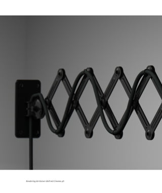 Rendering der Kaiser idell mit Cinema 4D
 