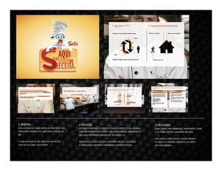 O BRIEFING

A SOLUÇÃO

O RESULTADO

COM A CHEGADA DE NOVAS MARCAS NO MERCADO E PARA
FORTALECER A PRESENÇA DE SADIA, APÓS A CRIAÇÃO DA
BRF.

ENTENDER O MERCADO, OS PÚBLICOS (ATRÁS E À FRENTE DO BALCÃO) PARA
CRIAR UM POSICIONAMENTO FORTE E UMA MODALIDADE DE GERENCIAMENTO
DAS LOJAS POSITIVADAS, CHAMADO DE “JOGO DOS 6 S’S”.

SADIA GANHOU MAIS VISIBILIDADE, AUMENTAMOS O DRIVE
E OS ESTABELCIMENTOS GANHARAM MAIS GIRO.

A SADIA PRECISAVA DE UMA NOVA POSTURA NO PDV,
JUNTO AO SEU CANAL FOOD SERVICE.

UMA ESPÉCIE DE CHECK LIST DOS 6 HOTPOINTS DA LOJA, FACILITANDO
O TRABALHO DE AUDITORIA E GARANTINDO A PRESENÇA EM LOJA.

ALÉM DISSO, A MARCA PASSOU A ESTAR PRESENTE
EM TODOS OS PRINCIPAIS MOMENTOS DE COMPRA
DOS CONSUMIDORES.

 