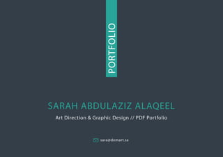 Portfolio of Sarah Al Sqeel, Senior Graphic Designer