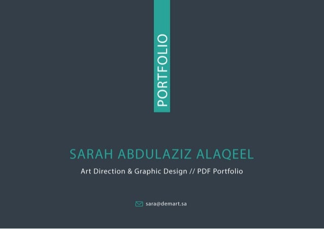 Portfolio Of Sarah Al Sqeel Senior Graphic Designer