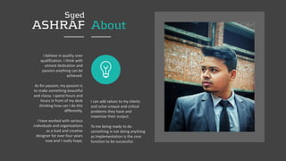 Portfolio of syed ashraf ali (c) | PDF