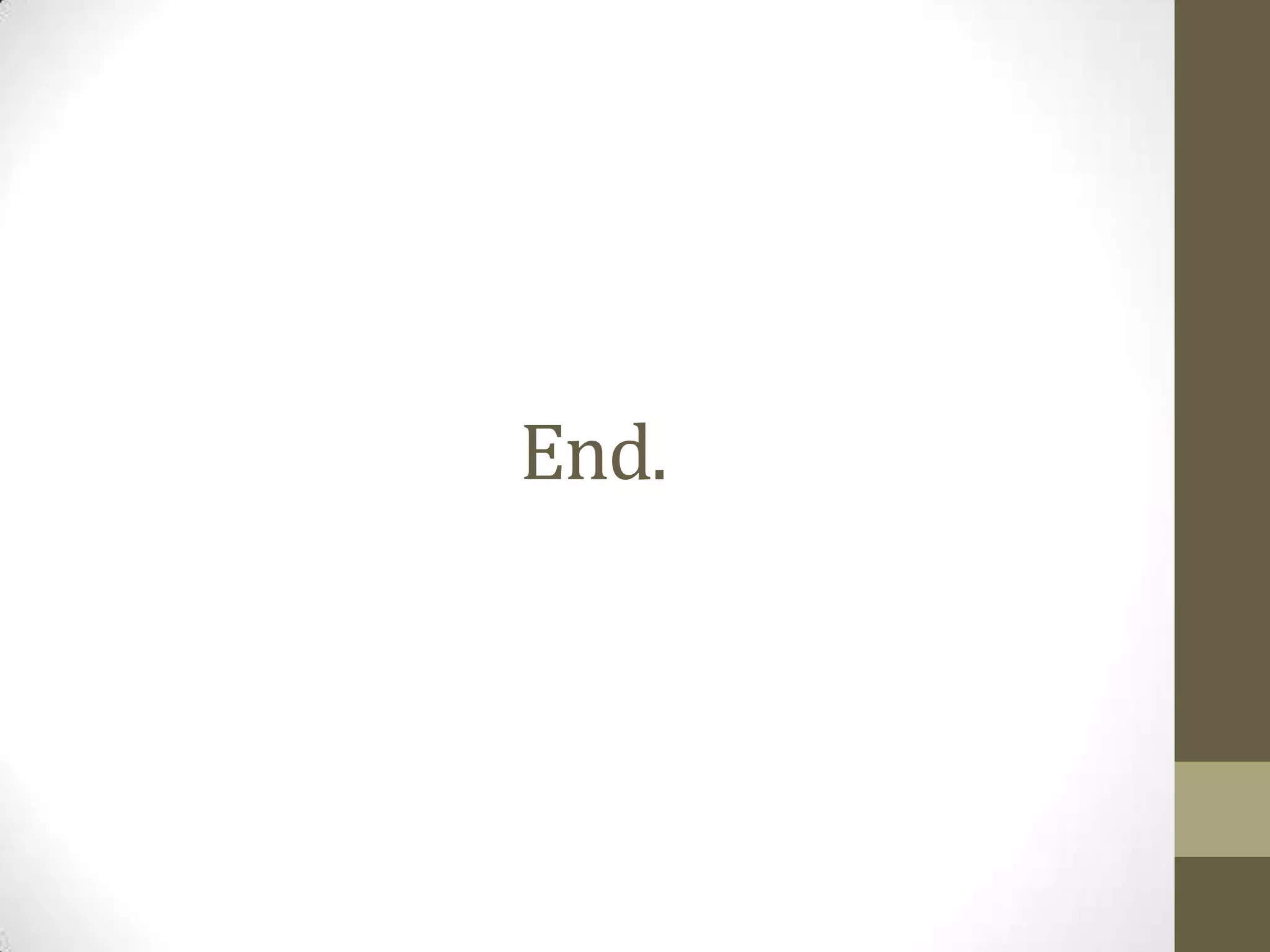End.
 