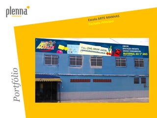 Portfólio Escola ARTE MANHAS Fachada Principal 