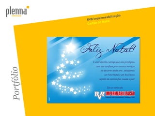Portfólio RVR Impermeabilização Cartão de Natal 