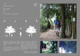 POIVRE
—
INSTALLATION INTERACTIVE
—
—
AREA
—
2012 | BORDEAUX | L’AGENCE CREATIVE
—
Dans le cadre de l’Arty Garden Party#2,
organisé par l’Agence Créative, POIVRE
developpe l’installation sonore interactive
AREA.
Invitant le spectateur à se mouvoir dans
une aire de jeux délimitée, AREA utilise
ses déplacements pour déclencher des
évènements sonores.
Ainsi le spectateur est l’interprête et
l’auditeur de sa propre musique. A la
manière de l’installation « Dream Room »
de La Monte Young, AREA déclenche des
sensations de mouvements du son lors des
déplacements dans l’aire de jeu, grâce aux
quatre haut-parleurs disposés à chaque
coins de la zone.
—
programmation — librairie — capteur
pure data _ OpenCV _ Webcam HD
 