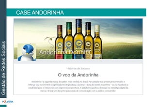 GestãodeRedesSociais
CASE ANDORINHA
 