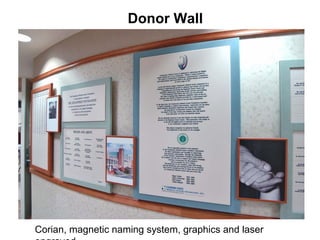 Donor Wall




Corian, magnetic naming system, graphics and laser
 