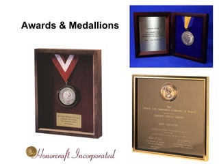Awards & Medallions
 