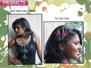 NECK PIECE AND EARRING


                         TIC-TAK CLIPS
 