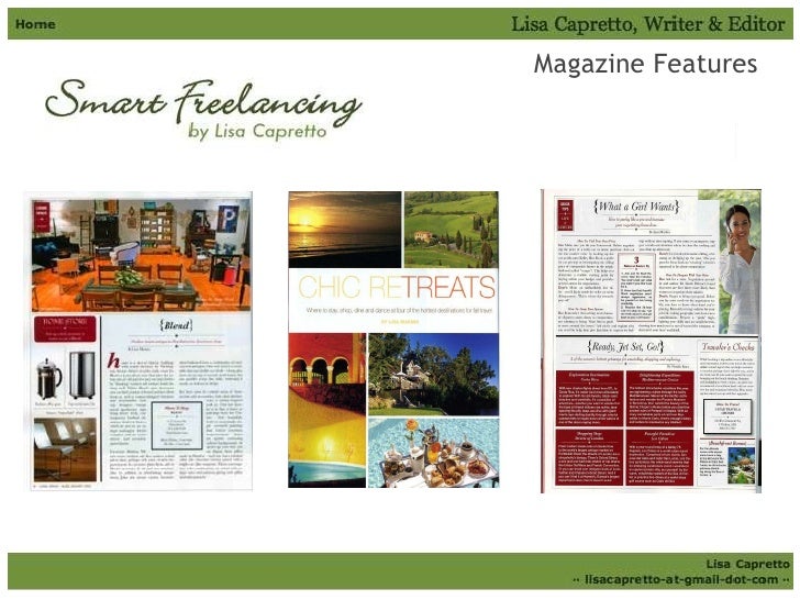 Editorial Portfolio Writing Samples