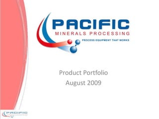 Product Portfolio August 2009 