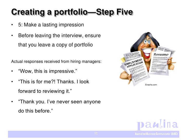 How do you create a portfolio?