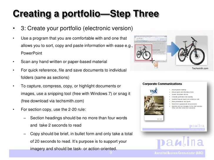 how to create a portfolio